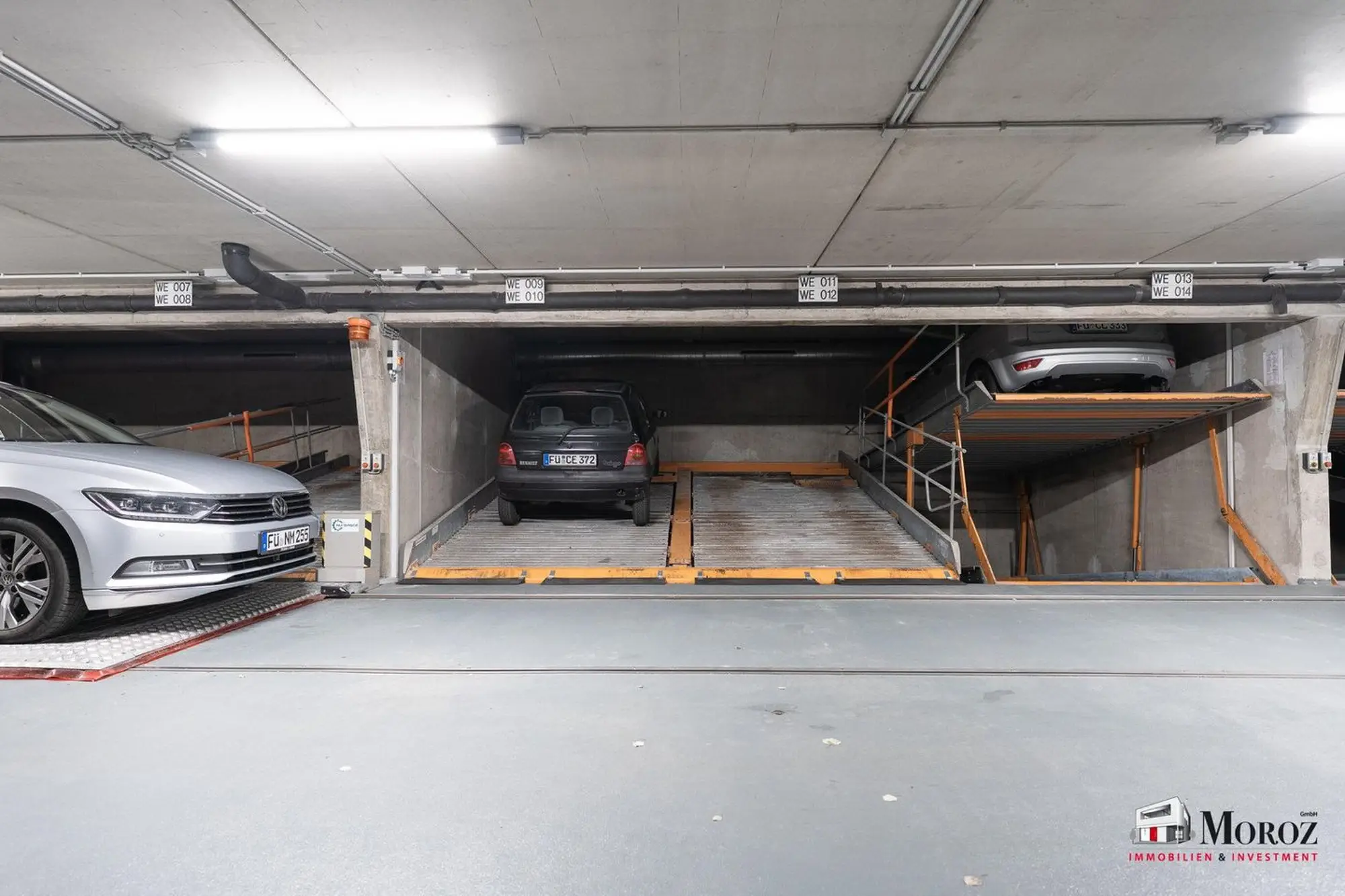 Tiefgarage mit Stellplatz